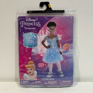 Classic Disney Princess Cinderella Light Up Dress Up Costume - Size 4-6